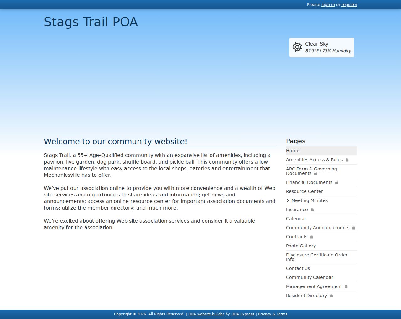 Mechanicsville neighbors public community association resource